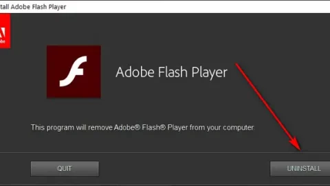 Gỡ bỏ Adobe Flash